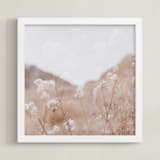 "Impressions - Yosemite IV" - Art Print in Rose Gold by Lindsay Ferraris Photography - Framed