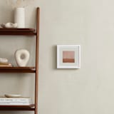"Quatrain 3" - Art Print in Cranberry by Kamala Nahas - In a Room