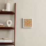 "Quilt" - Art Print in Tangerine by Beth Vassalo - In a Room