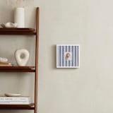 "Painted Lines" - Framed Photo in Azure by Grae - In a Room