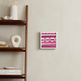 "Poppy Pinks" - Art Print in Poppy Pink by Melanie Biehle - In a Room