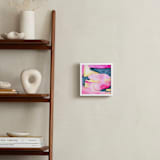 "Close" - Art Print in Cerise by Kerry Doyle - In a Room
