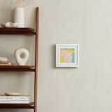"Wisconsin in Paint" - Art Print in Wisconsin Yellow by Denise Wong - In a Room