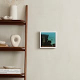 "Dusk in Phnom Penh" - Art Print in turquoise by Jessica Niles DeHoff - In a Room