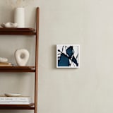 "Connectivity" - Art Print in Inky Blue by Michelle Lee - In a Room