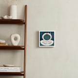 "Space to Explore" - Personalized Art Print in Galaxy by Heather Schertzer - In a Room