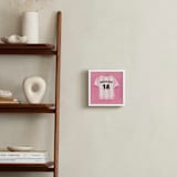 "jersey girl" - Personalized Art Print in Bubblegum by Kamala Nahas - In a Room