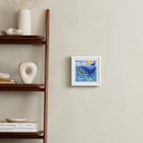 "Little Blue Whale" - Art Print in Medium Blue by melanie mikecz - In a Room