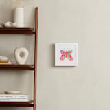 "A Butterfly" - Art Print in Cotton Candy PInk by Lauren Semmer - In a Room