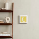"Sleepy Moon" - Art Print in Lunar by Angela Thompson - In a Room