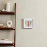 "Heart Stripes" - Art Print in Heartbeat by melanie mikecz - In a Room