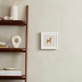 "Woodland Animal Frame - Deer" - Art Print in Cream by Creo Study - In a Room