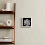 "irregular leaves8" - Art Print in black by Ramoncita - In a Room