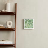 "Garden Velvet" - Art Print in Faded Lime by Hettie Roberts - In a Room