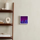 "Infra Park Vibrant" - Art Print in Magenta by Jeff Preuss - In a Room