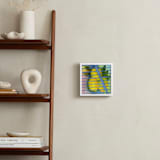 "Lemon Zest" - Art Print in lovely blue by Amelia Gluba - In a Room