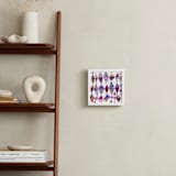 "Orchid Diamonds Art Print" - Art Print in Orchid Purple by Shelley Kommers - In a Room