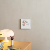 "Watercolor Blooms" - Personalized Art Print in Charcoal by Stacey Meacham - In a Room