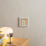 "Rainbow Twist - Custom" - Personalized Art Print in Mint by Lindsay Megahed - In a Room