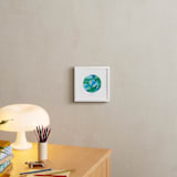 "Painted Earth" - Art Print in Ocean by Holly Whitcomb - In a Room