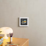"Hoo Hoo" - Art Print in Night grey by Johanna Phillips Huuva - In a Room