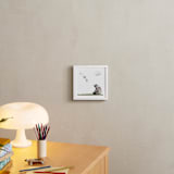 "Chance of rain and random tornado" - Art Print in Grassy Frog Green by Maja Cunningham - In a Room