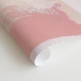 "atmospheric" - Wall Mural in Peach by Amy Gray - Close-up