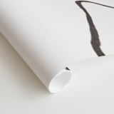 "Walkabout" - Wall Mural in White by Kelly Johnston - Close-up