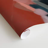 "Otonio" - Wall Mural in Blush by Parima Studio - Close-up