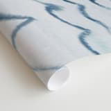 "waves" - Wall Mural in Smoke by Kelly Witmer - Close-up