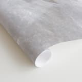 "Melody in White" - Wall Mural in misty grey by Teodora Guererra - Close-up