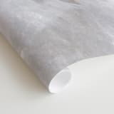 "Melody in White" - Wall Mural in misty grey by Teodora Guererra - Close-up