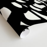 "Black Sheep" - Wall Mural in charcoal by rose lindo - Close-up