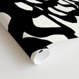 "Black Sheep" - Wall Mural in charcoal by rose lindo - Close-up