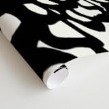 "Black Sheep" - Wall Mural in charcoal by rose lindo - Close-up