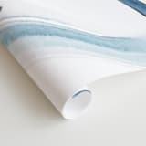 "Indigo Plant Cell" - Wall Mural in Ocean by Mary Gaspar - Close-up