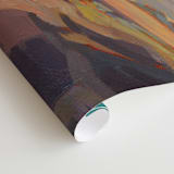 "The Wild Sonoma Coast" - Wall Mural in Copper by Amanda Phelps - Close-up