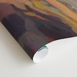 "The Wild Sonoma Coast" - Wall Mural in Copper by Amanda Phelps - Close-up