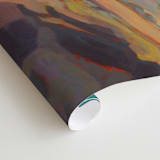 "The Wild Sonoma Coast" - Wall Mural in Copper by Amanda Phelps - Close-up