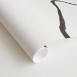 "Walkabout" - Wall Mural in White by Kelly Johnston - Close-up