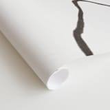 "Walkabout" - Wall Mural in White by Kelly Johnston - Close-up