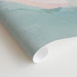 "Delicacy" - Wall Mural in White by Nicoletta Savod - Close-up