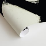 "Missed Connections" - Wall Mural in charcoal by Ilana Greenberg - Close-up