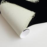 "Missed Connections" - Wall Mural in charcoal by Ilana Greenberg - Close-up