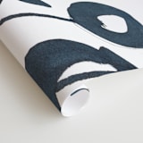 "XO Sol" - Wall Mural in Midnight by Michelle Owenby Design - Close-up