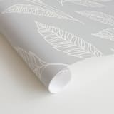 "Flowing Leaves" - Wall Mural in Fog by Brandy Folse - Close-up