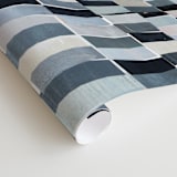 "Tonality" - Wall Mural in Slate by Sara Hicks Malone - Close-up