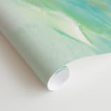 "Bountiful" - Wall Mural in Mint by Amy Gray - Close-up