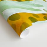 "Giraffes on Holiday" - Wall Mural in Jungle by Rebecca Daublin - Close-up