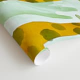"Giraffes on Holiday" - Wall Mural in Jungle by Rebecca Daublin - Close-up